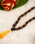 Karungali Rudraksha Mala - 108+1 Beads
